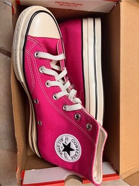 Converse Pink Low Top Canvas Sneakers